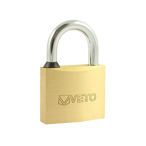 Timco 30mm (1 1/4") Brass Padlock