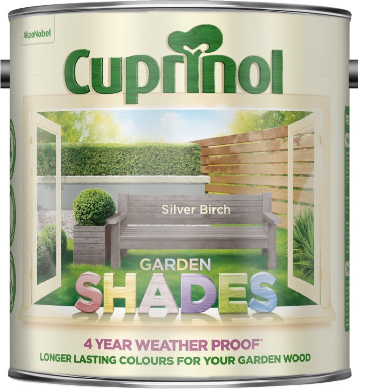 Cuprinol Garden Shades - Outdoor Garden Paint - 2.5 litres - Minor damage to cans