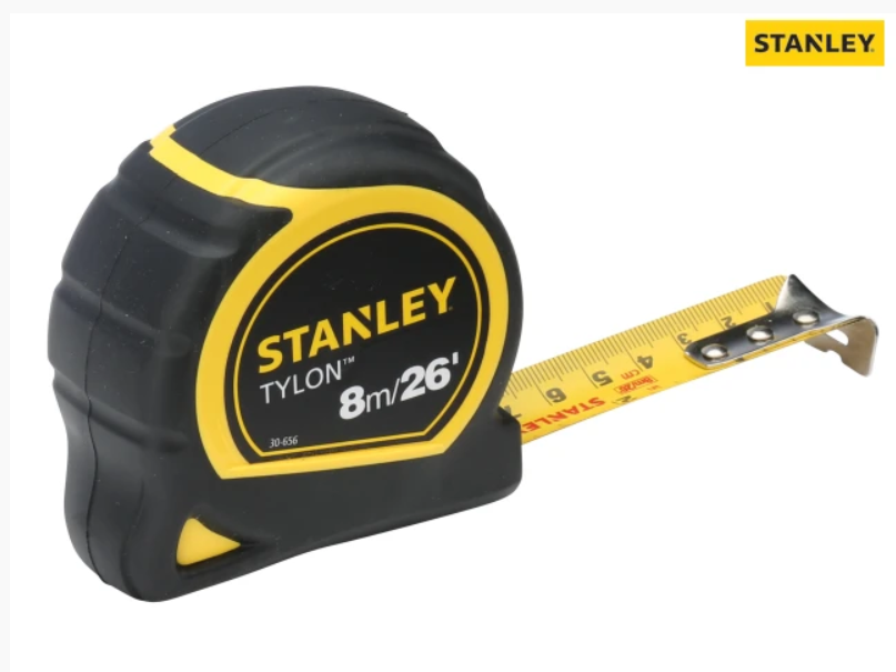 Stanley Tylon Measuring Tape - 5m (16ft) & 8m (26ft)