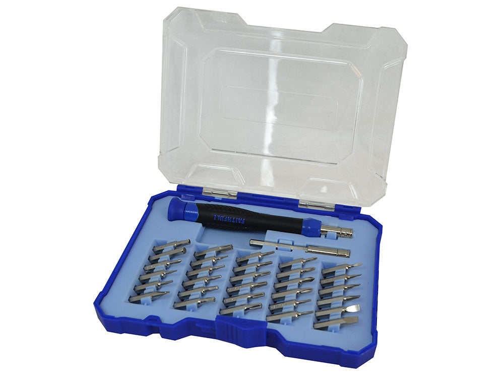 Precision Screwdriver Set 32 piece - Faithfull Quality Tools