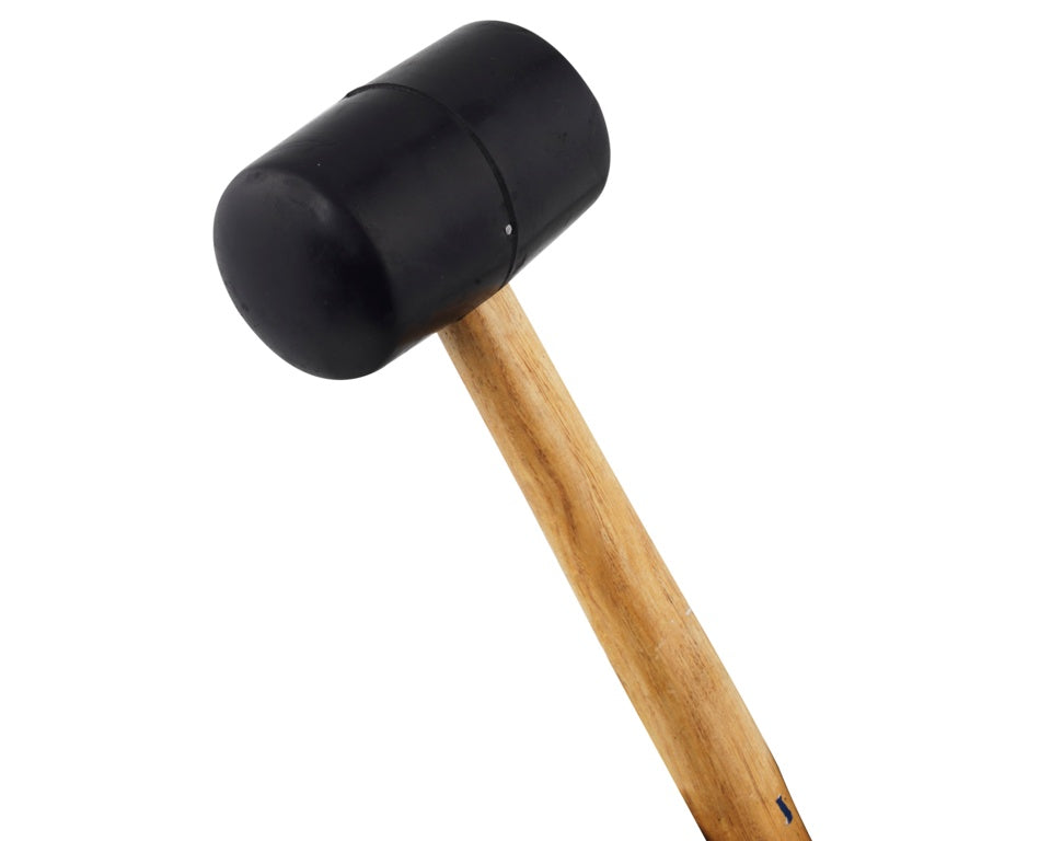 Rubber Mallet - Wooden Shaft - 16oz (450g)