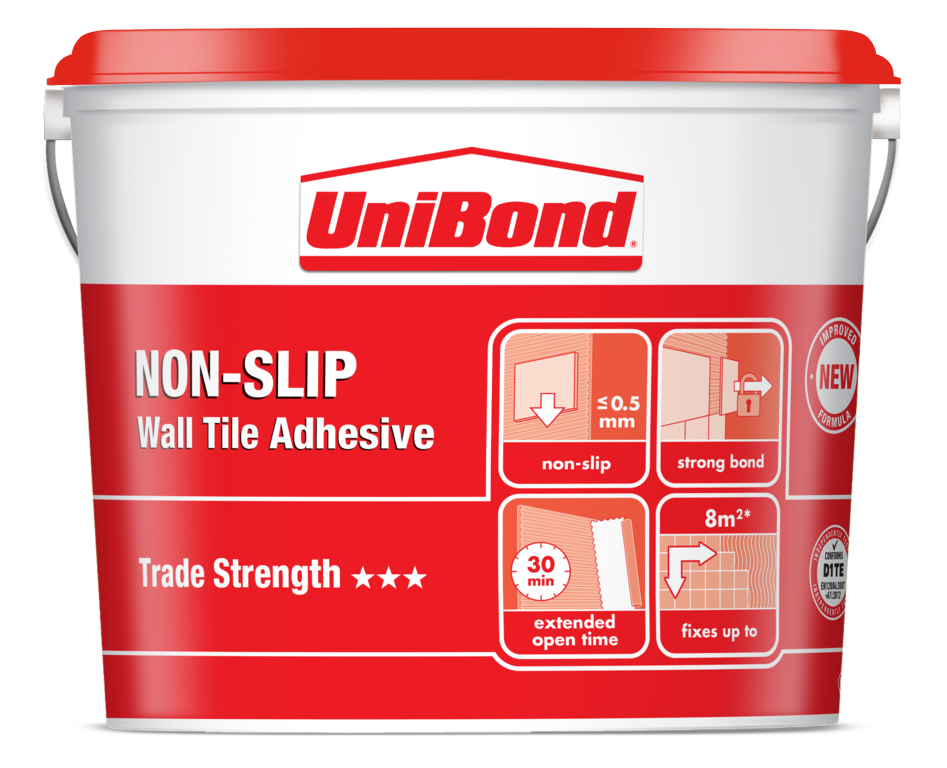 Unibond - Non-Slip Wall Tile Adhesive - 13 kg