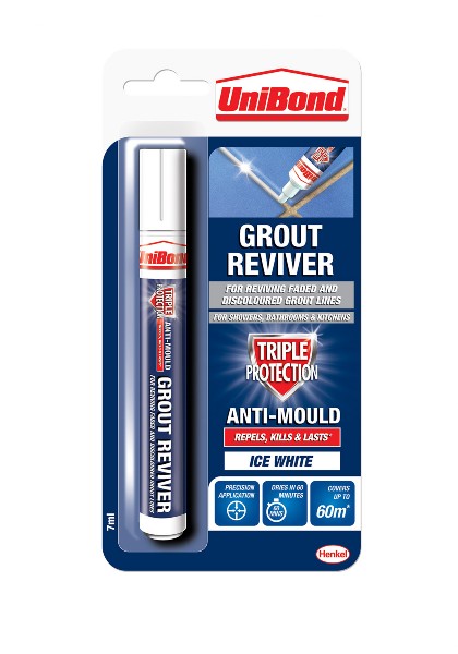 UniBond - Grout Reviver Ice White - 7 ml & 15 ml