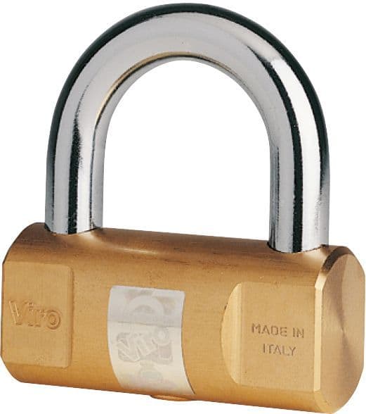 Viro Brass Cylindrical 50mm (2") Padlock