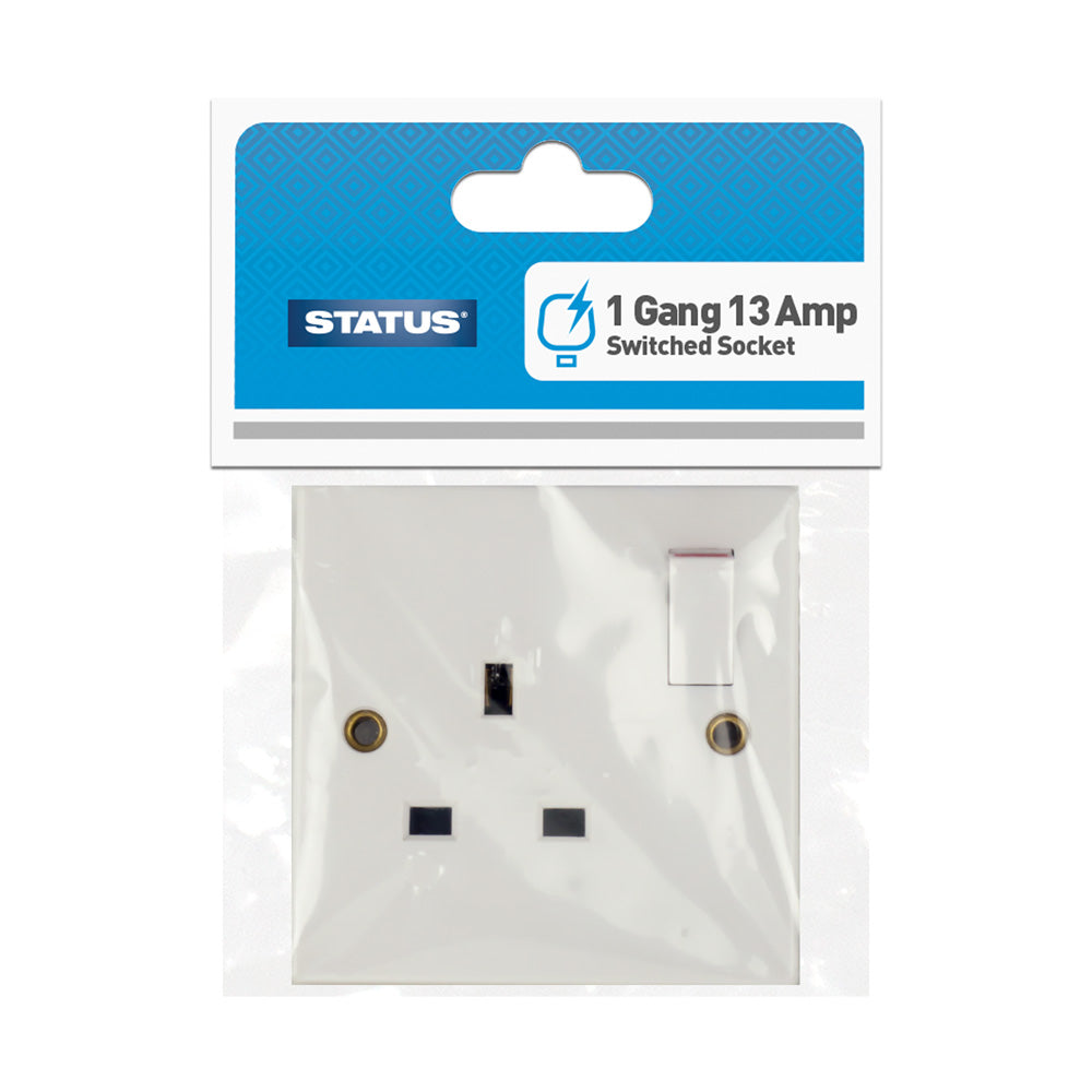 Switched Wall Socket - 13 Amp - 1 Gang & 2 Gang