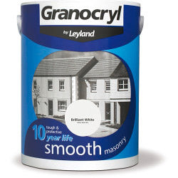 Granocryl Brilliant White Masonry Paint - 2.5 litres