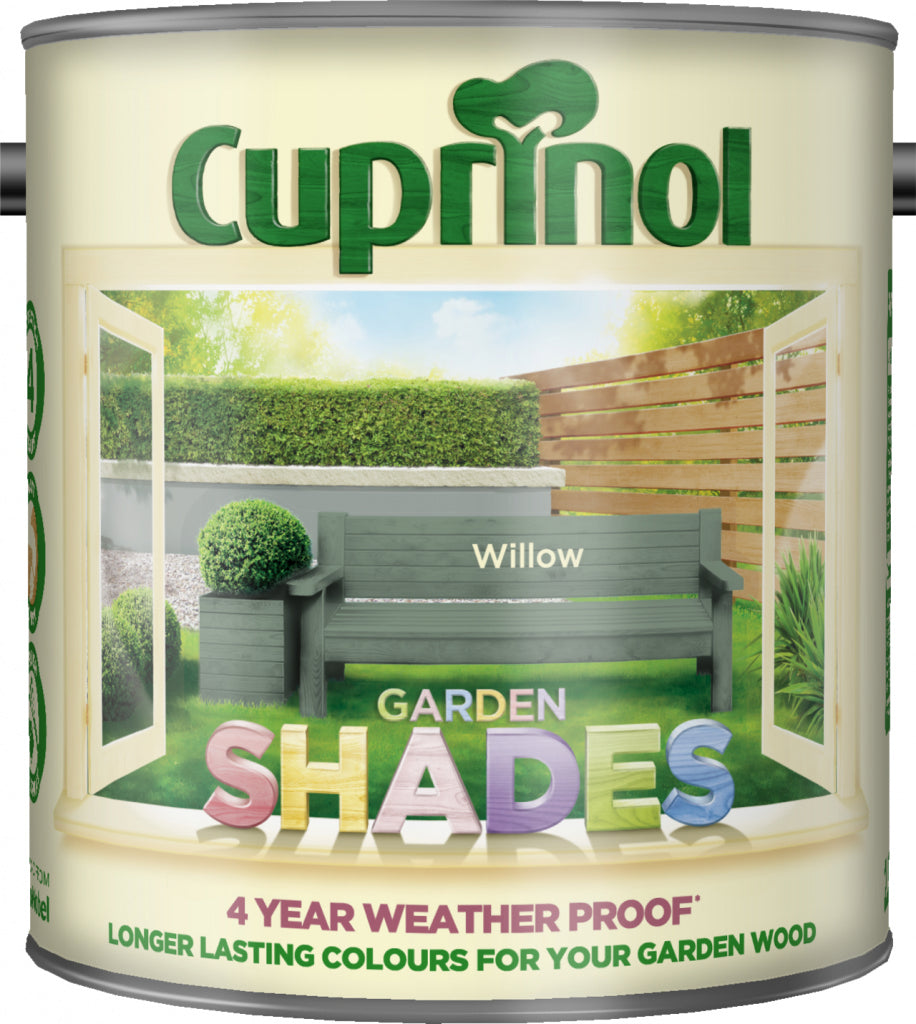 Cuprinol Garden Shades - Outdoor Garden Paint - 2.5 litres - Minor damage to cans