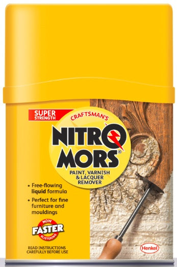 Nitromors All Purpose Paint, Varnish & Lacquer Remover - Liquid Formula - 375ml & 750ml